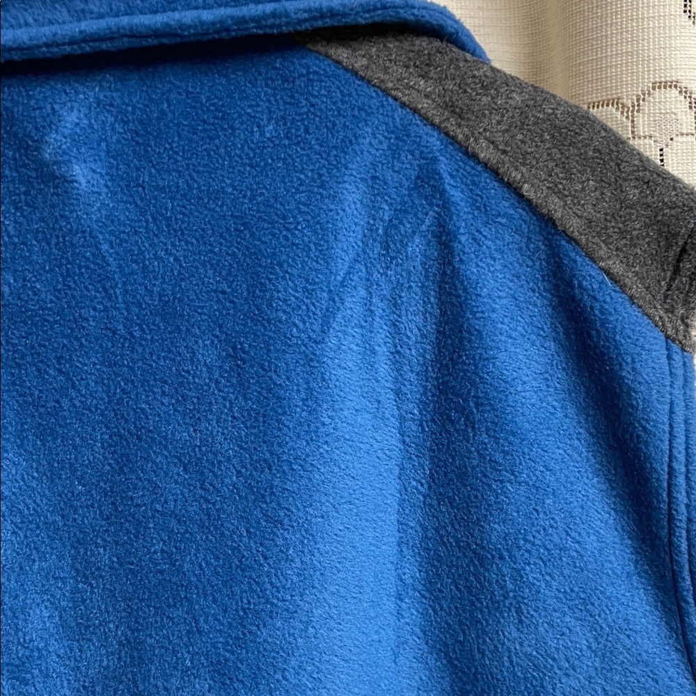 Columbia Royal Blue and Charcoal Vest with Zip Front Pockets - Picture 7 of 7